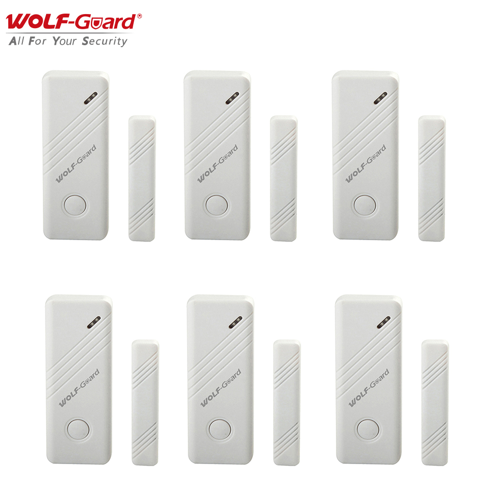Home Automation System Diy - 6 x Wolf-Guard Wireless Contact Door