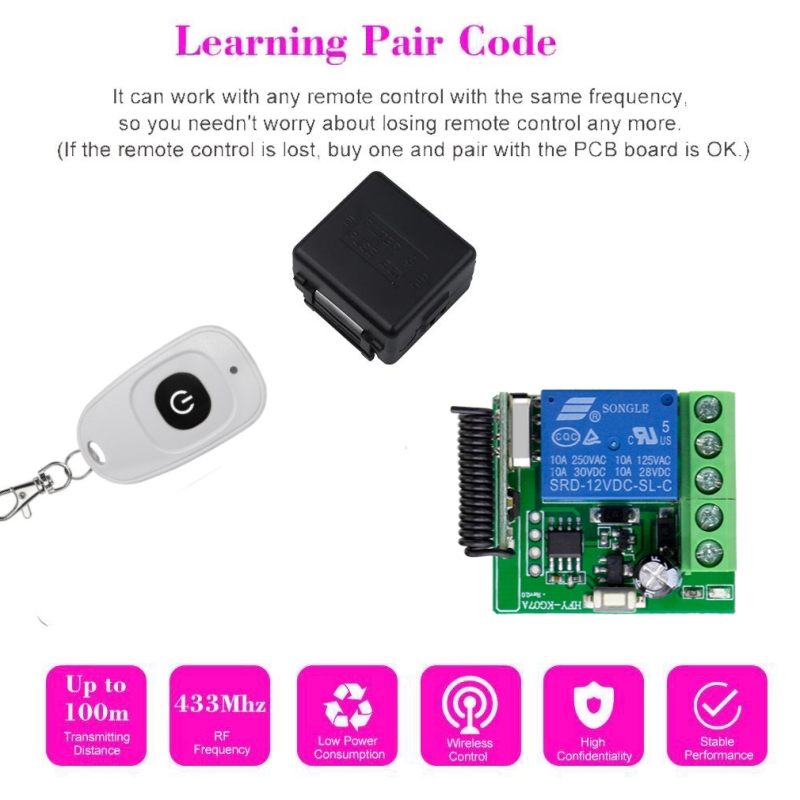 433MHz DIY Wireless Switch DC  – Diy Home Automation Controller Bewertung und Preis