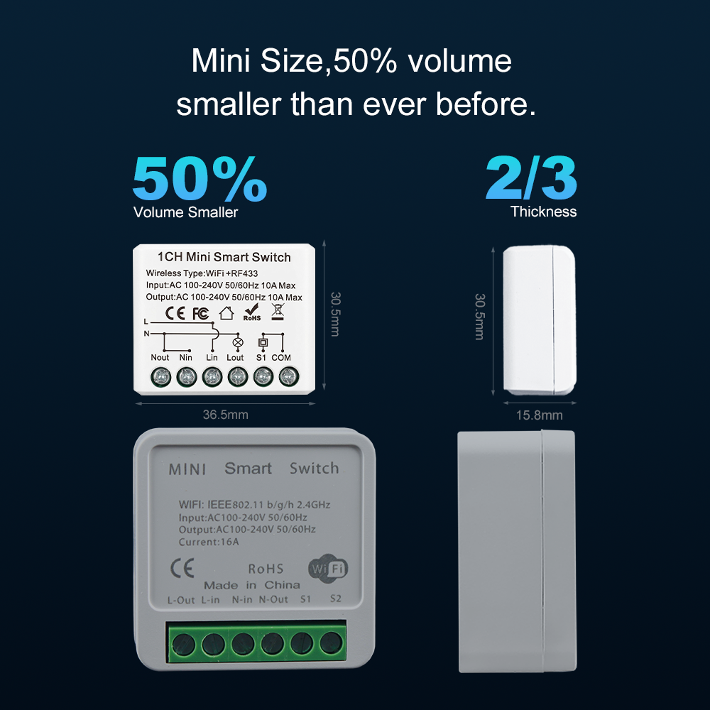 Manhot WIFI 10A Smart Light Sw – Diy Home Automation Controller Bewertung und Preis