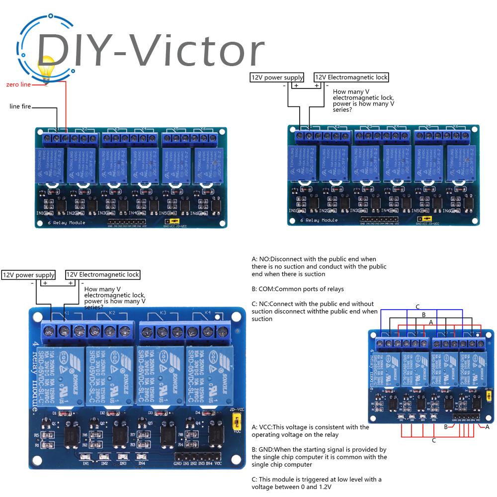 1 2 4 6 8 Channel DC 5V 12V Re – Relay 8 Channel Board Bewertung und Preis