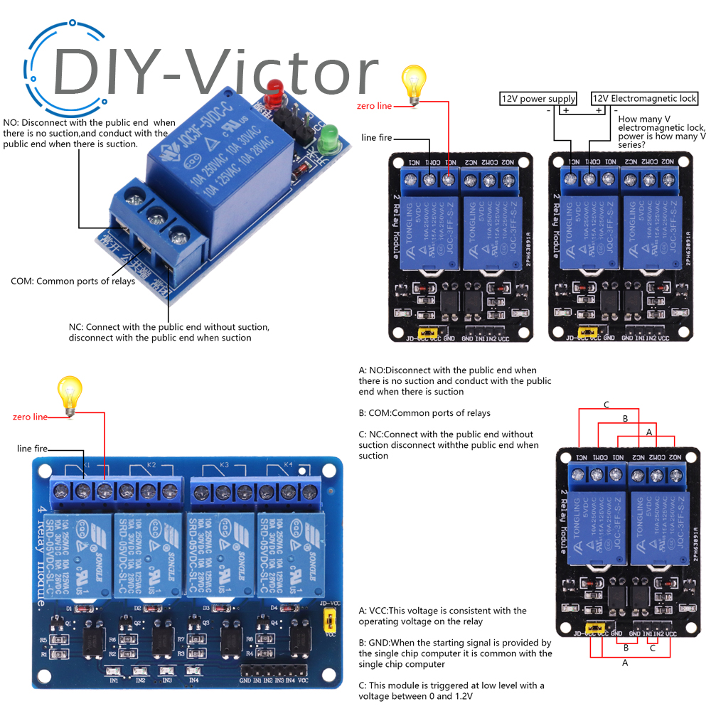 1 2 4 6 8 Channel DC 5V 12V Re – Relay 8 Channel Board Bewertung und Preis