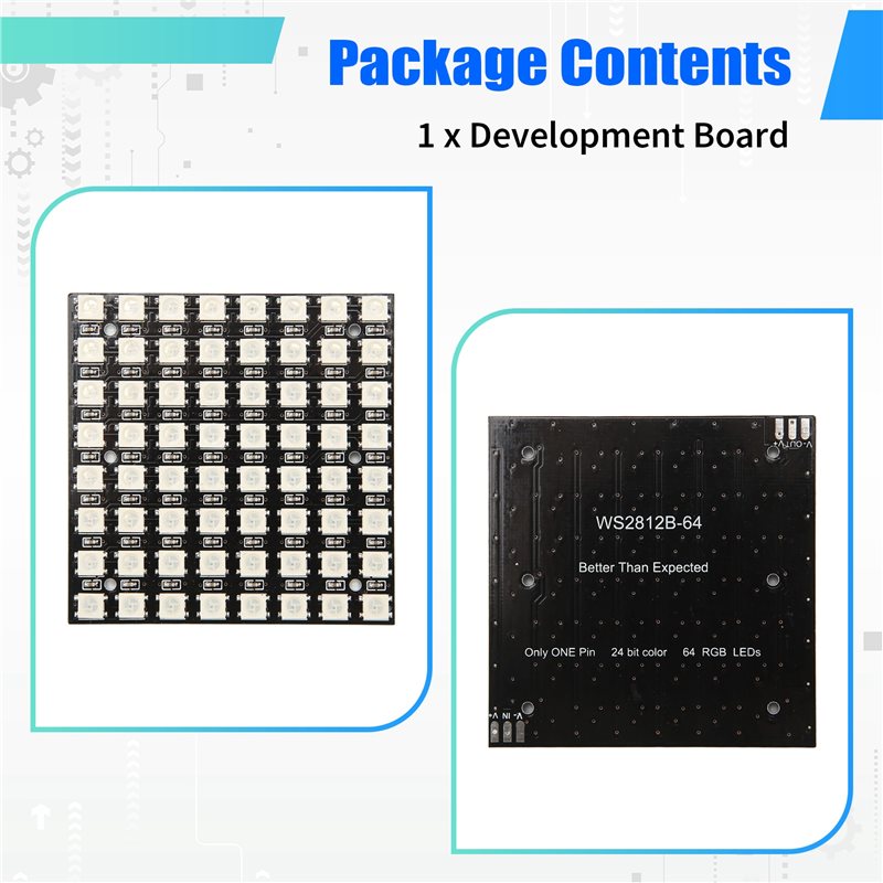 2025 Trend WS2812 LED 5050 RGB – Rgb Led Matrix 8X8 Bewertung und Preis