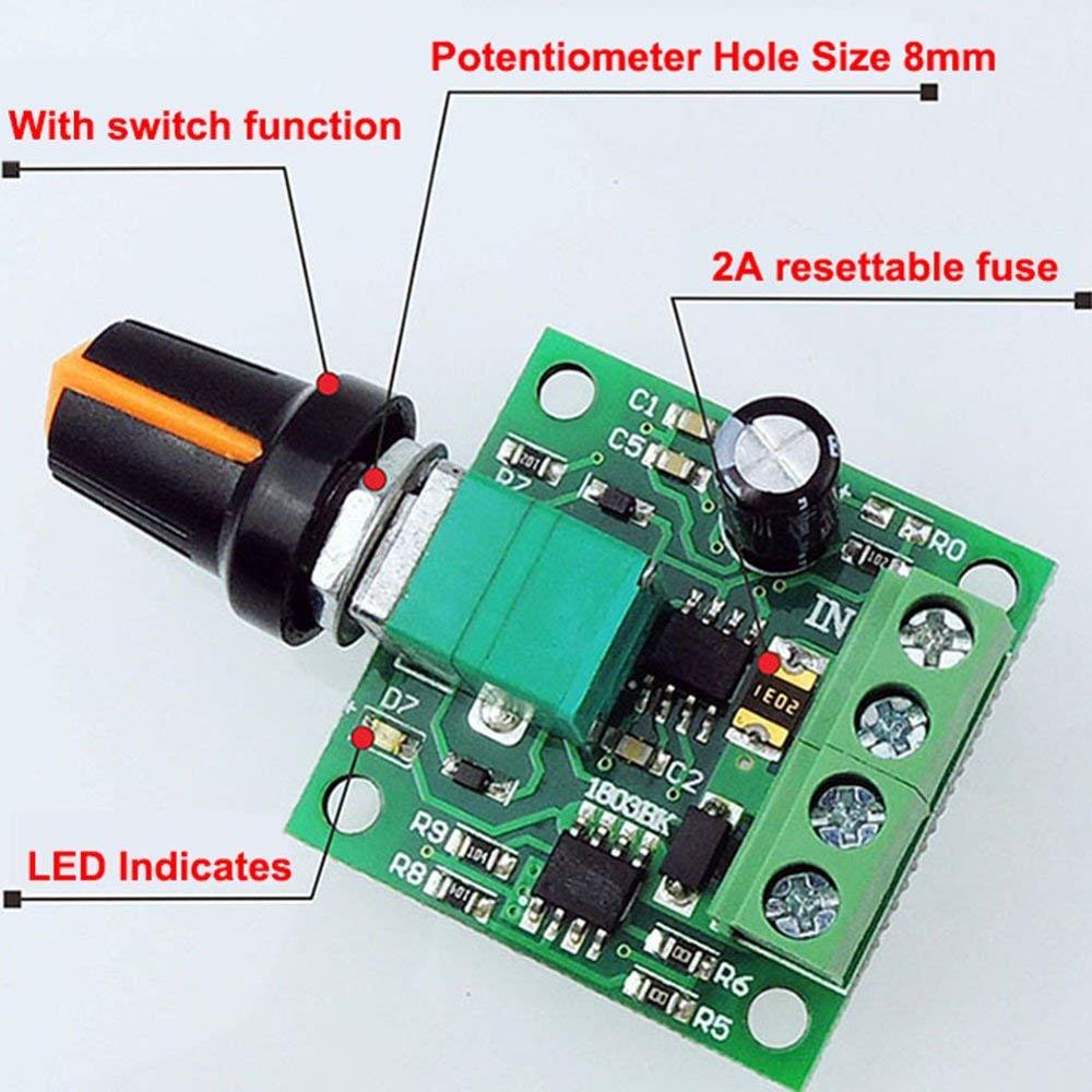 0-100% Adjustable PWM Motor Sp – Level Shifter 3.3V Bewertung und Preis