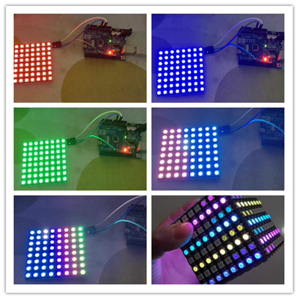 WS2812B 8x8 64Bit RGB LED Matr – Rgb Led Matrix 8X8 Bewertung und Preis