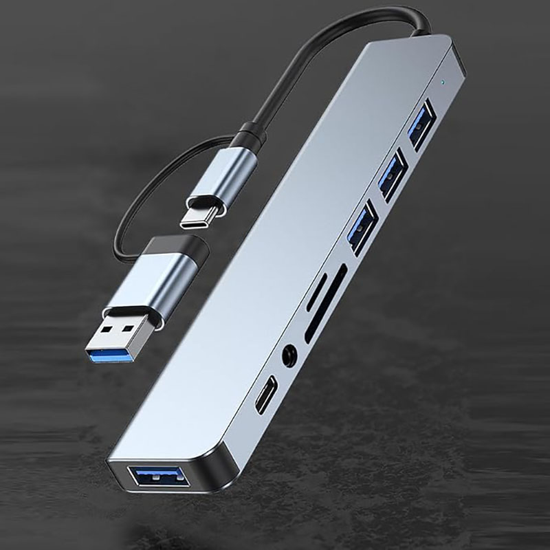 USB C Hub USB Splitter 8 in 1  – Home Assistant Sd Bewertung und Preis