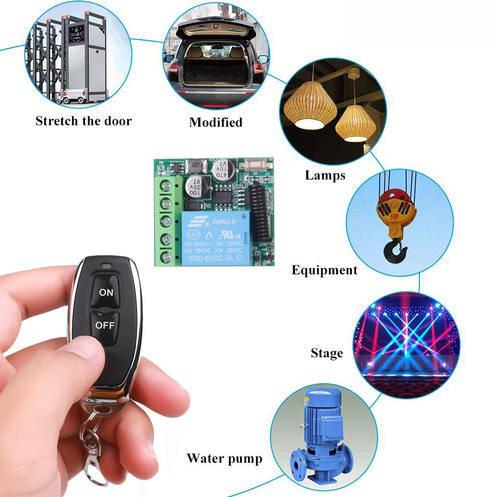 DC 12V 433Mhz RF Wireless Remo – Diy Home Automation Controller Bewertung und Preis