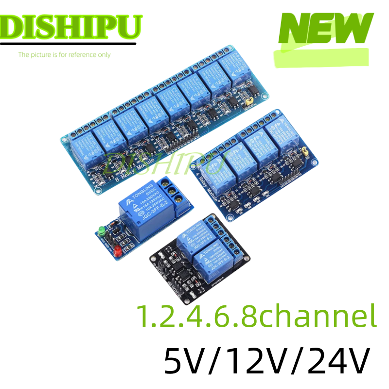 DC 5V 12V 24V 1 2 4 6 8 Channe – Relay 8 Channel Board Bewertung und Preis