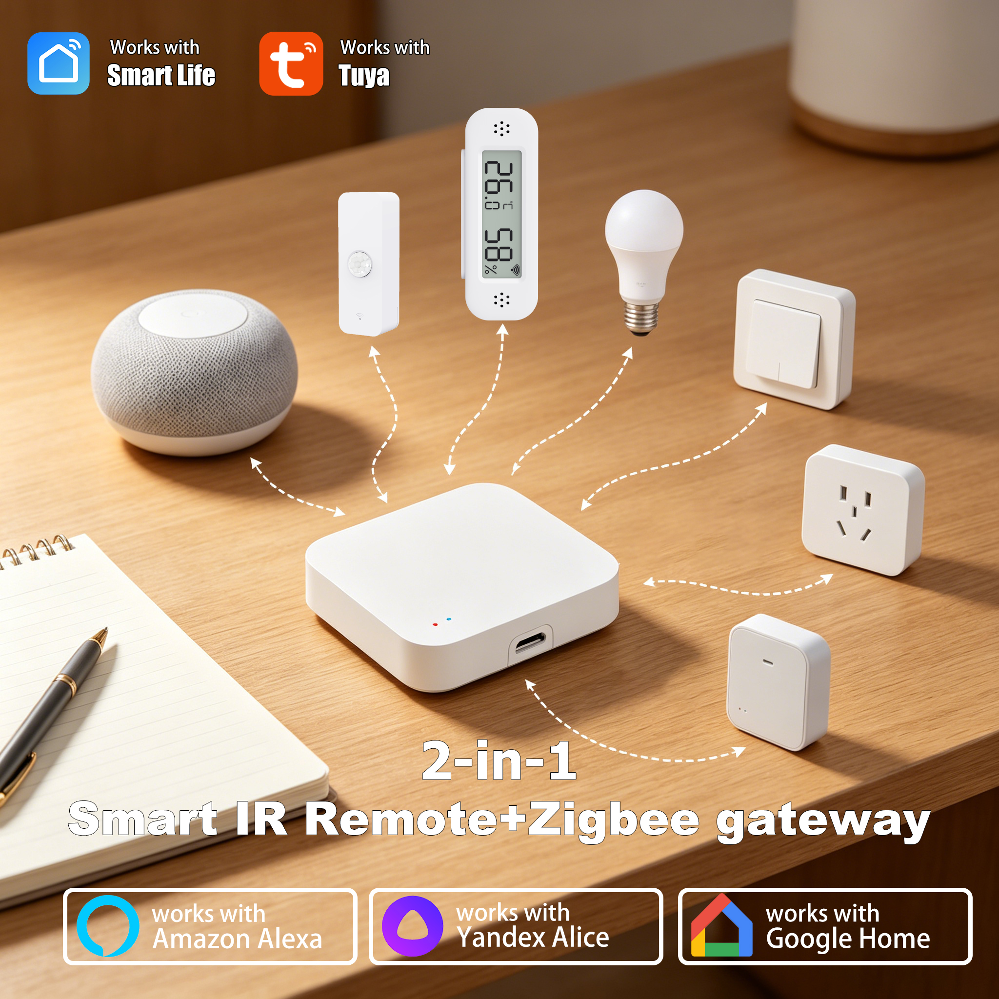 Tuya Zigbee 3.0 Gateway IR Rem – Matter Hub Thread Bewertung und Preis