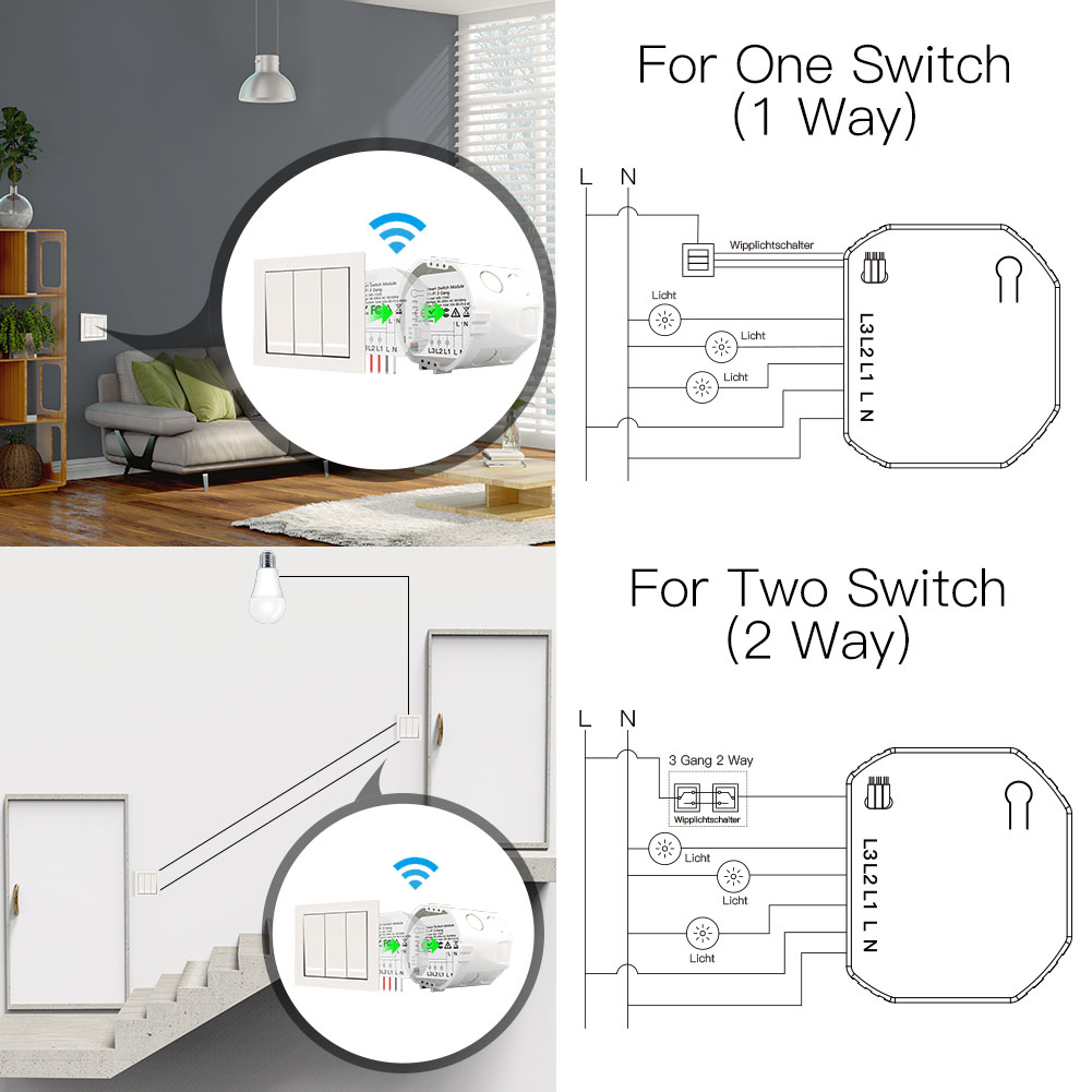 Wifi 3Gang 1/2 Way Mini DIY Li – Diy Home Automation Controller Bewertung und Preis