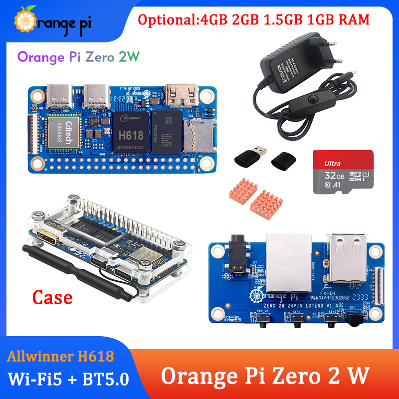 Orange Pi Zero 2W 4GB 2GB 1.5G – Pi Zero W Board Bewertung und Preis