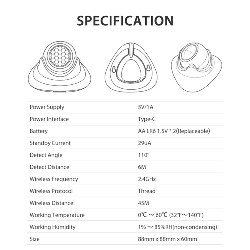 FEDI-Matter Thread Human Prese – Matter Hub Thread Bewertung und Preis