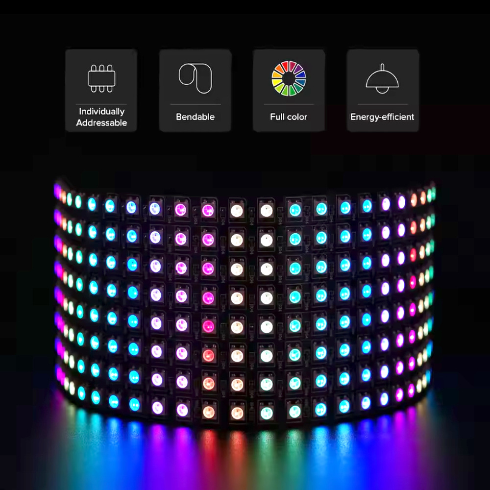 DC5V WS2812B RGB LED Panel Scr – Rgb Led Matrix 8X8 Bewertung und Preis