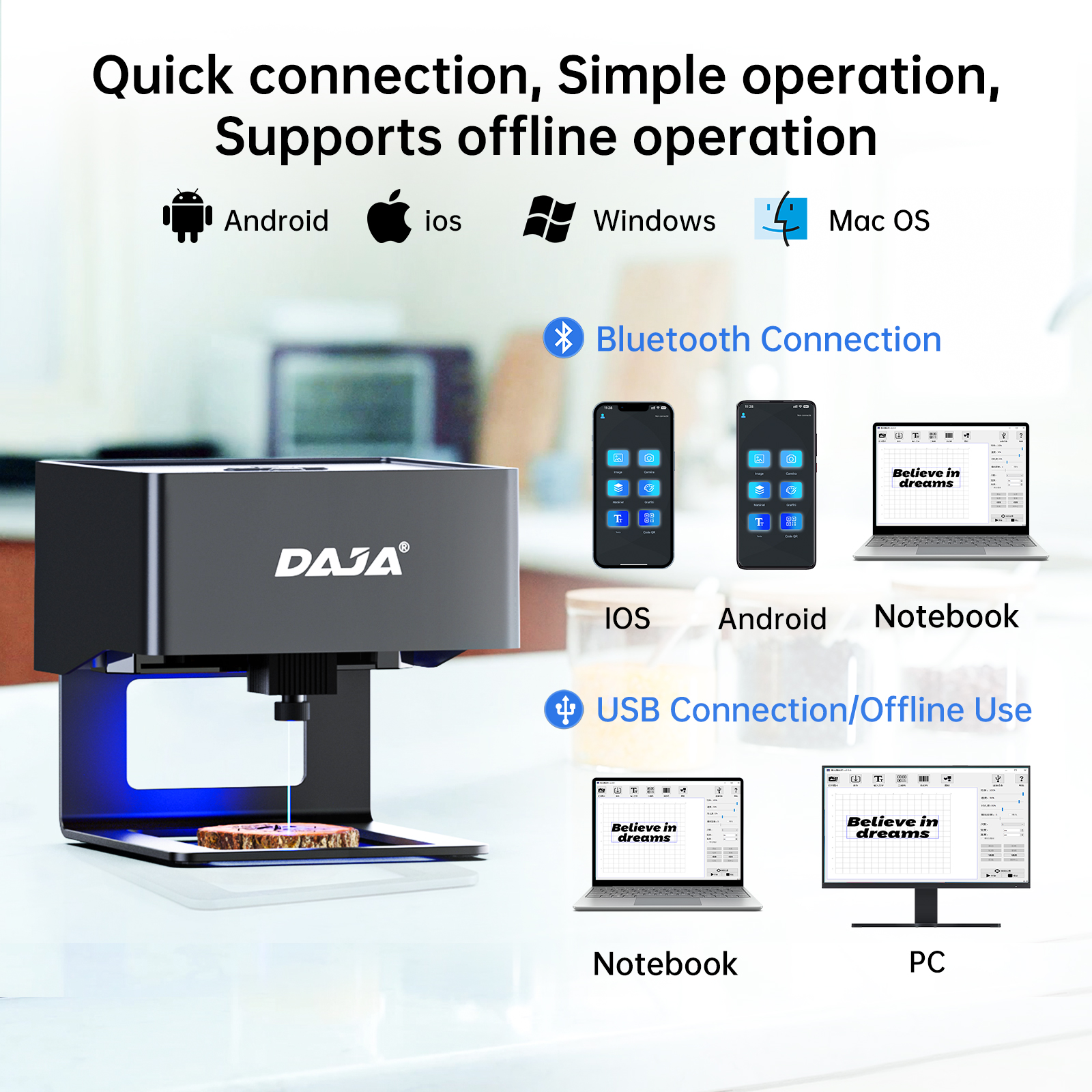 DAJA DJ6 Mini Portable Laser E – Diy Automation Bewertung und Preis