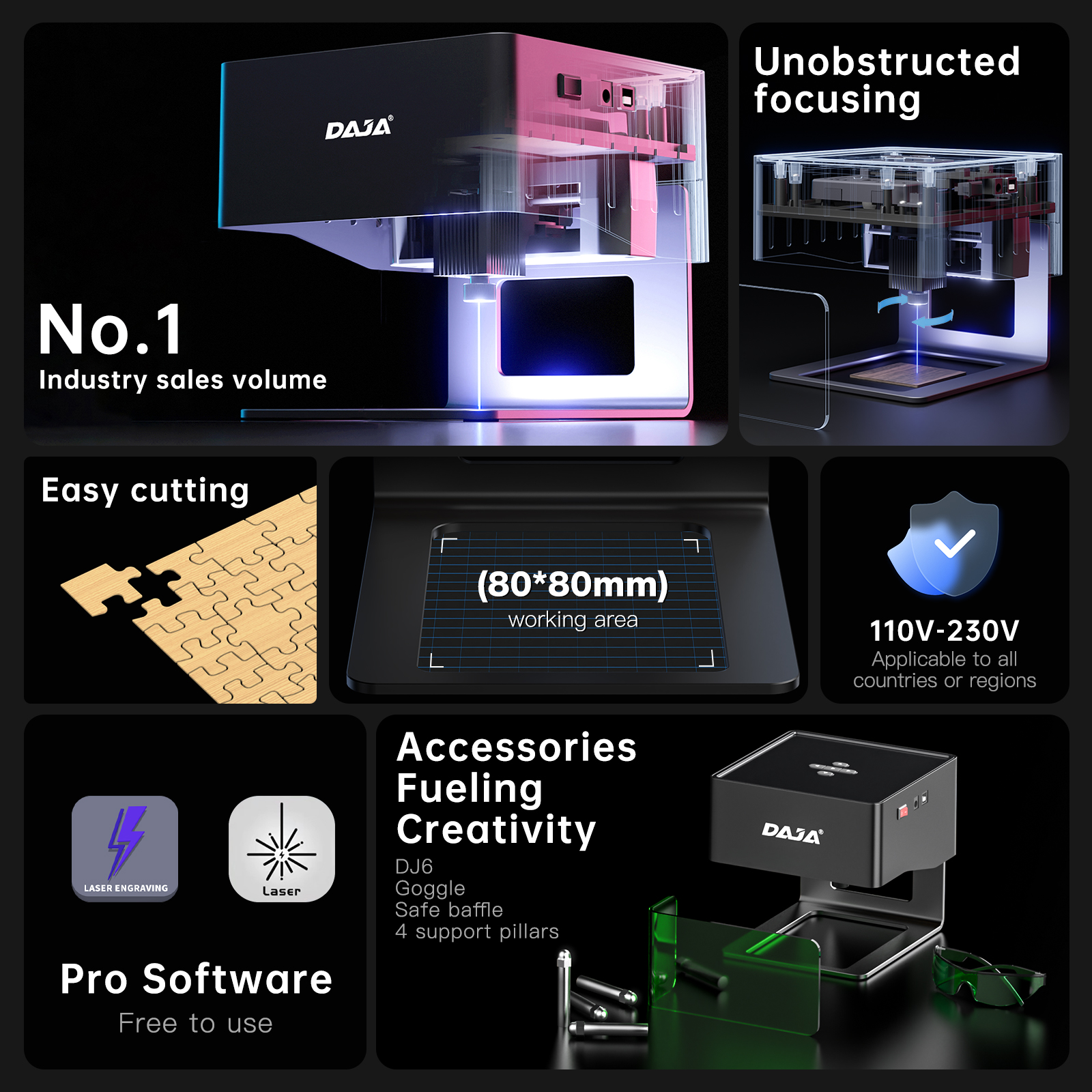DAJA DJ6 Mini Portable Laser E – Diy Automation Bewertung und Preis