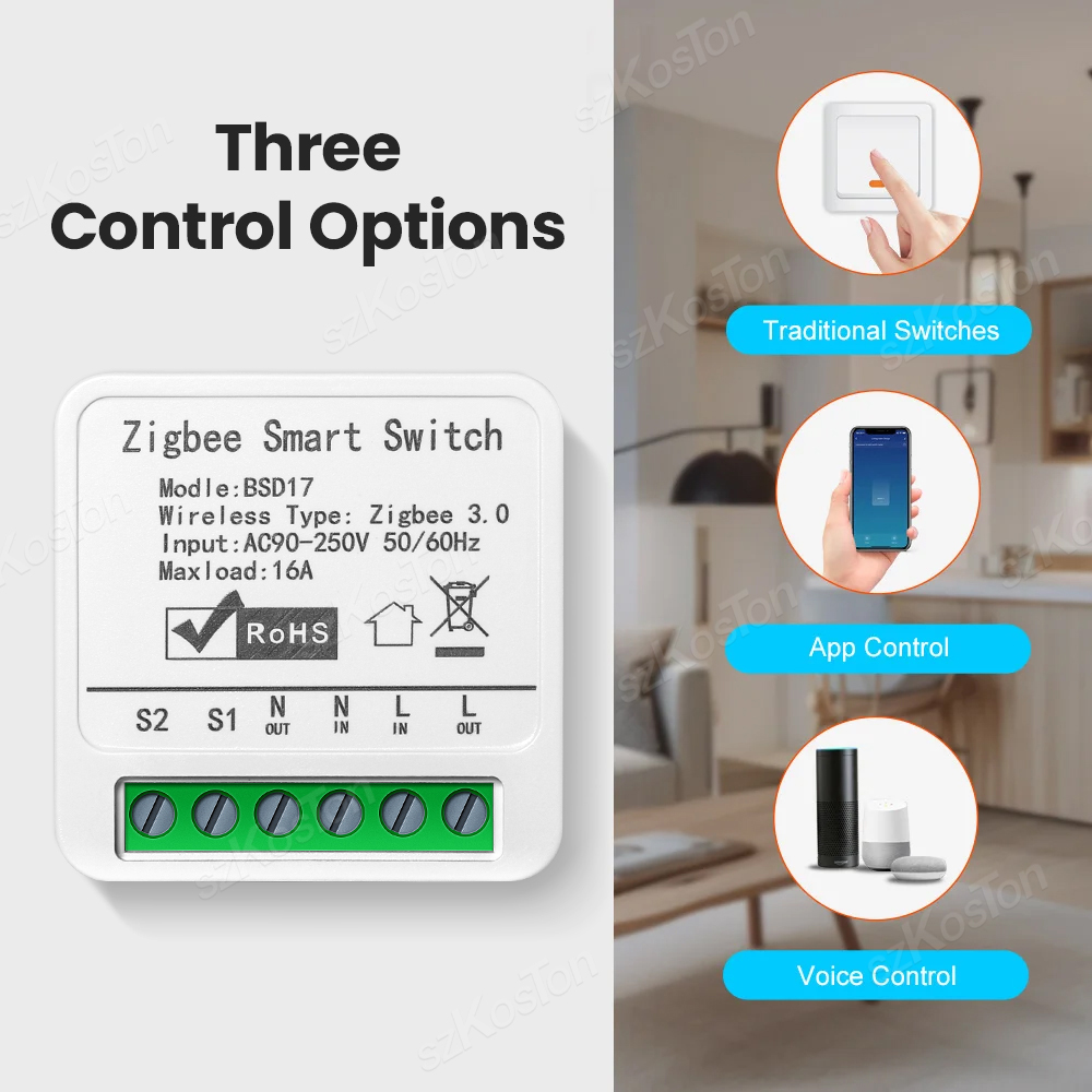 16A Tuya ZigBee Smart Switch M – Diy Home Automation Hub Bewertung und Preis